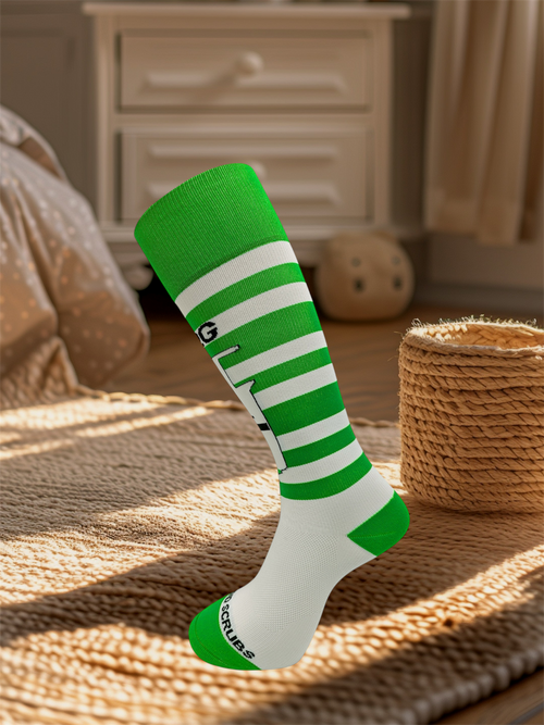 Ascend Scrubs Compression  Green / White